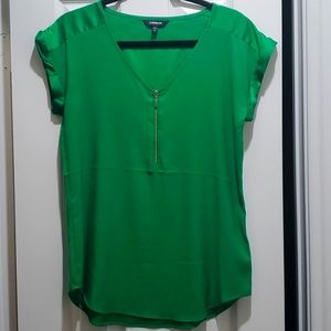 Express green blouse